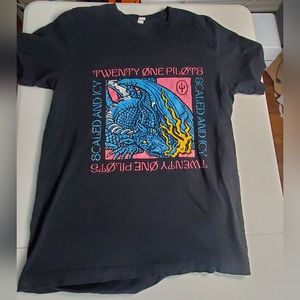 Twenty One Pilots Scaled and Icy Takeover Tour Shirt Medium Rock Shirt